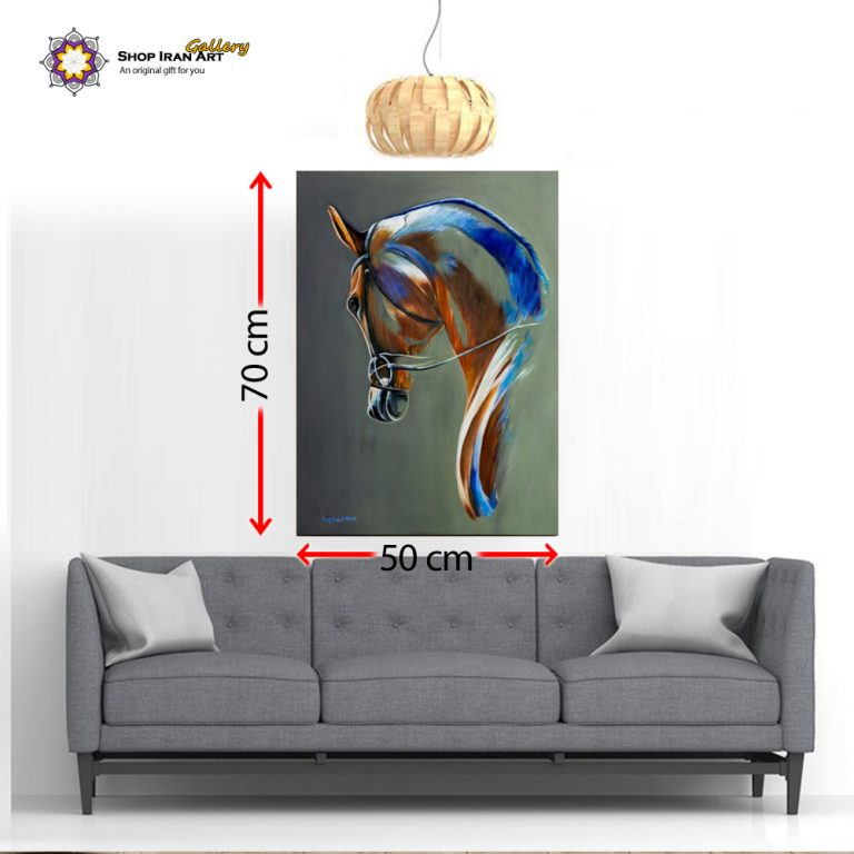 Oil Painting, Loyal Horse (Handpainted) Shop Iran Art