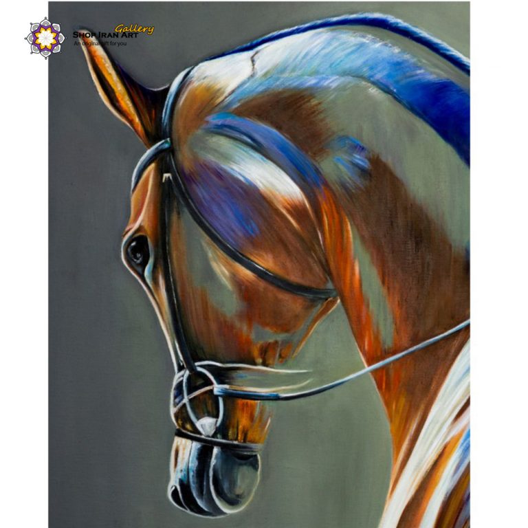 Oil Painting, Loyal Horse (Handpainted) Shop Iran Art