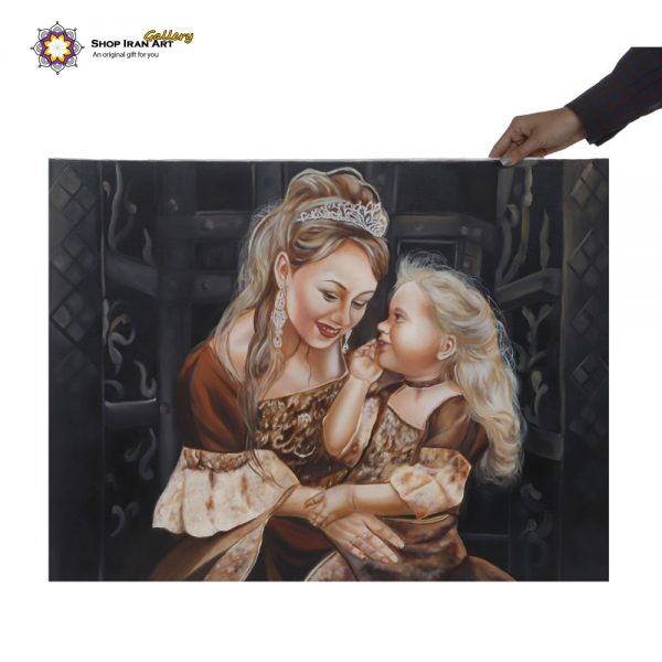 Oil Painting, Mother Love (Hand-painted)