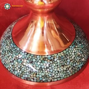Persian Turquoise Dish, Star Design