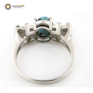 Silver Turquoise Ring, Frans van Design