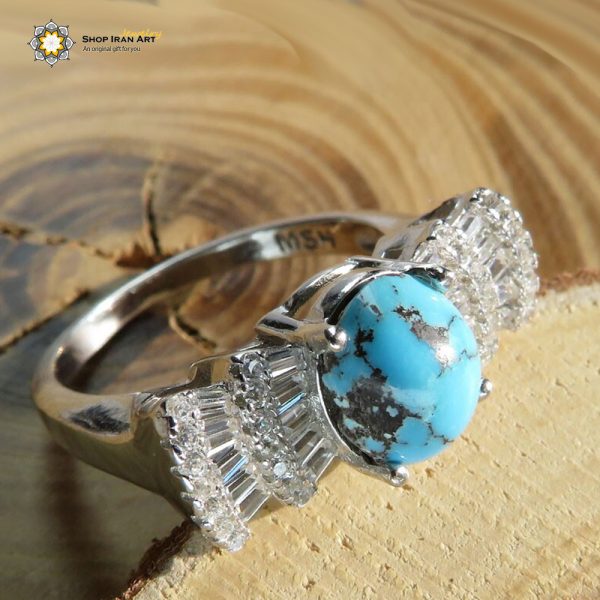Silver Turquoise Ring, Frans van Design
