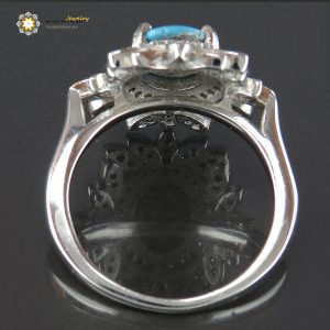 Silver Turquoise Ring, Andromeda Design 11