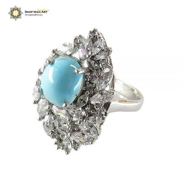 Silver Turquoise Ring, Alexa Design 2