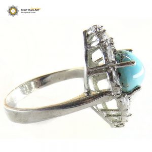 Silver Turquoise Ring, Alexa Design 9