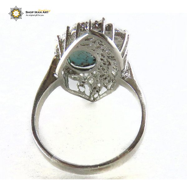 Silver Turquoise Ring, Alexa Design 5