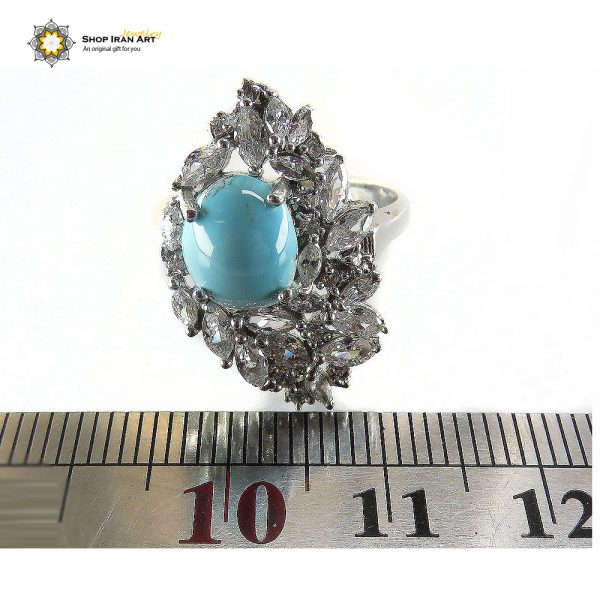 Silver Turquoise Ring, Alexa Design 4