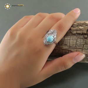 Silver Turquoise Ring, Alexa Design