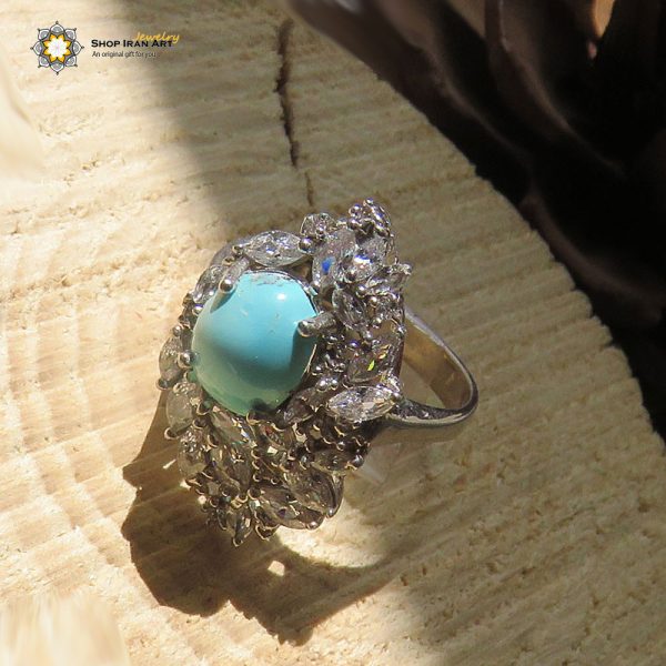 Silver Turquoise Ring, Alexa Design 1