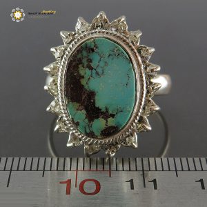 Silver Turquoise Ring, Callisto Design