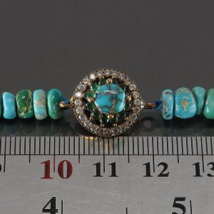 Silver Turquoise Bracelet, Rambala Design 2