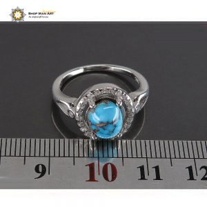 Silver Turquoise Ring, Solaria Design