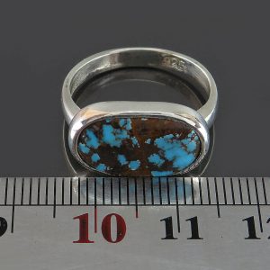 Silver Turquoise Ring, Regnal Design
