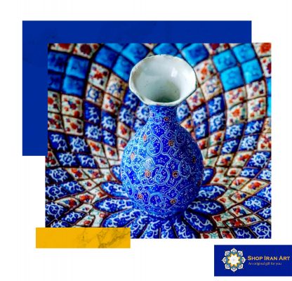 Persian Enamel Vase