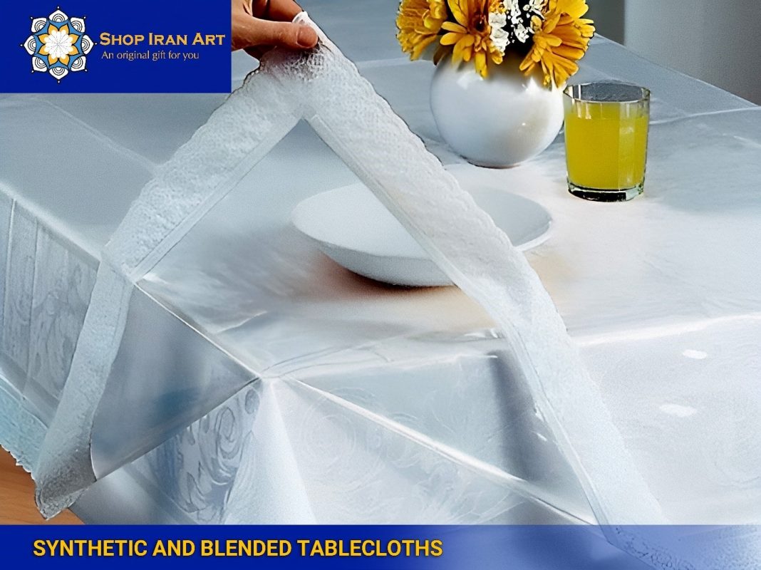 Synthetic and blended tablecloths