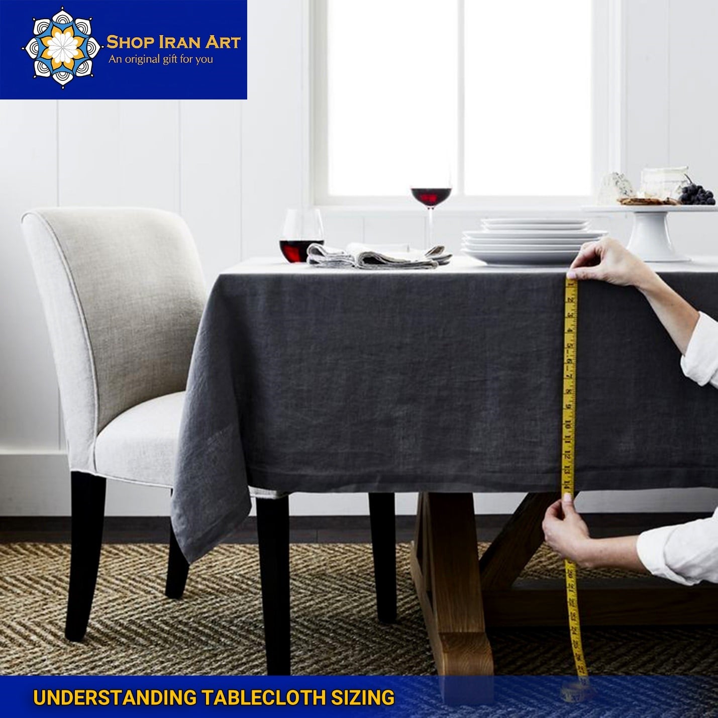 Normal Size Tablecloth Table Cloth Sizes - Shop Iran Art