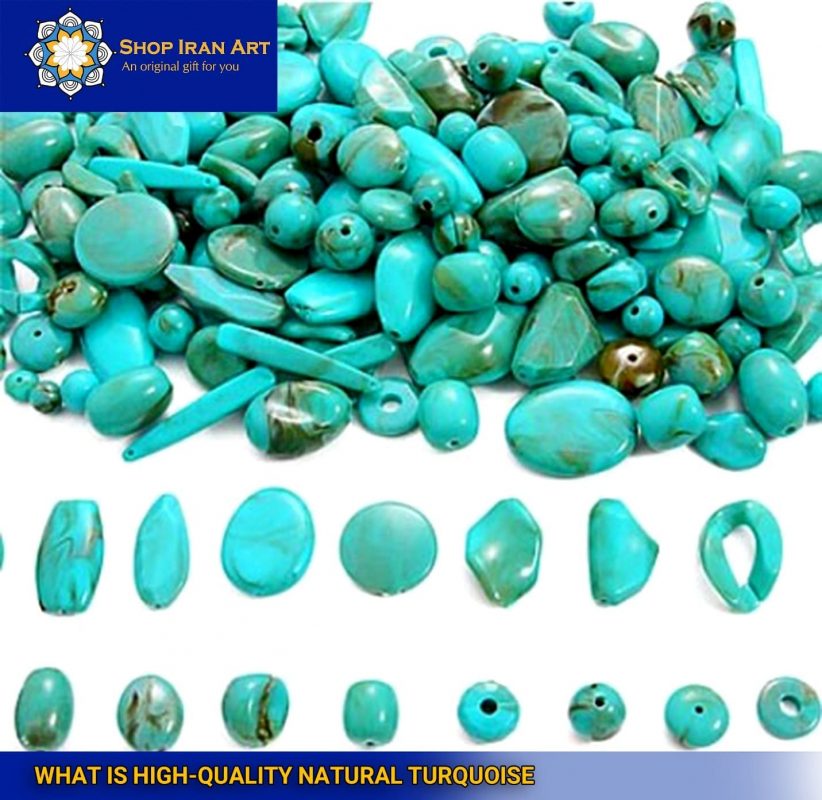 What is high-quality natural turquoise?
