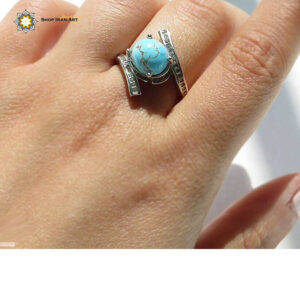 Silver Turquoise Ring, Maria Design