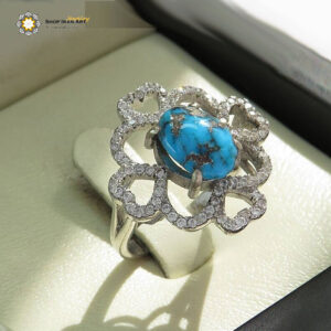Silver Turquoise Ring, Nieve Design