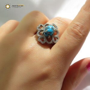 Silver Turquoise Ring, Nieve Design