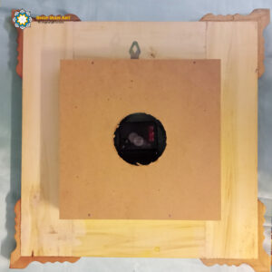 Marquetry & Mina-kari Wall Clock, Polo Design