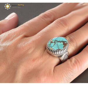 Silver Turquoise Ring, Kenning Design