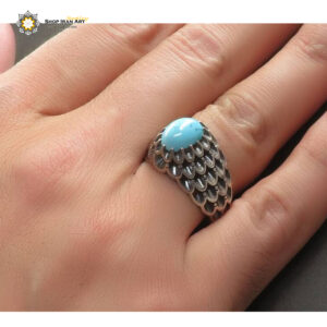 Silver Turquoise Ring, Loyal Design