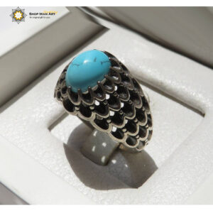 Silver Turquoise Ring, Loyal Design