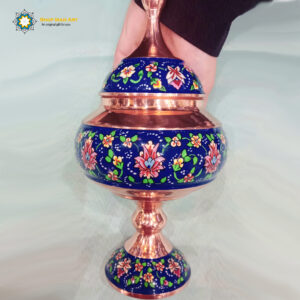 Minakari, Persian Enamel, Candy Dish, Fleur Design