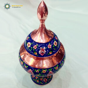 Minakari, Persian Enamel, Candy Dish, Fleur Design