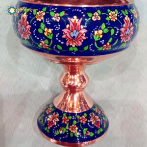 Minakari, Persian Enamel, Candy Dish, Fleur Design