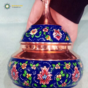 Minakari, Persian Enamel, Candy Dish, Fleur Design