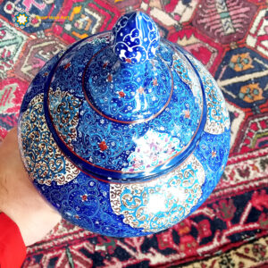 Minakari, Persian Enamel, Candy Dish, Intime Design