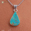Persian Turquoise Necklace, Gutta Design