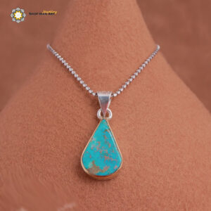 Persian Turquoise Necklace, Gutta Design