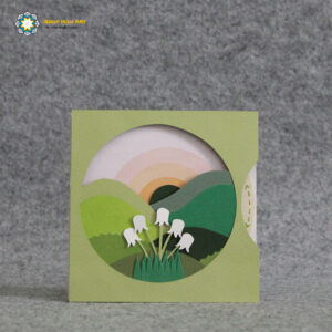 Pop-up Card (Hand-made) (Lily design)