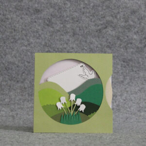 Pop-up Card (Hand-made) (Lily design)